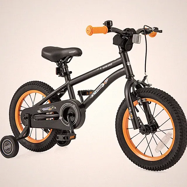 14-Inch Kid’s Bike for 3-5 Years Old w/ Adjustable Saddle & Anti-slip Handlebar